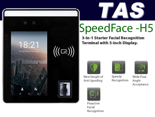 Facial Scanner / Reader - SpeedFace H5